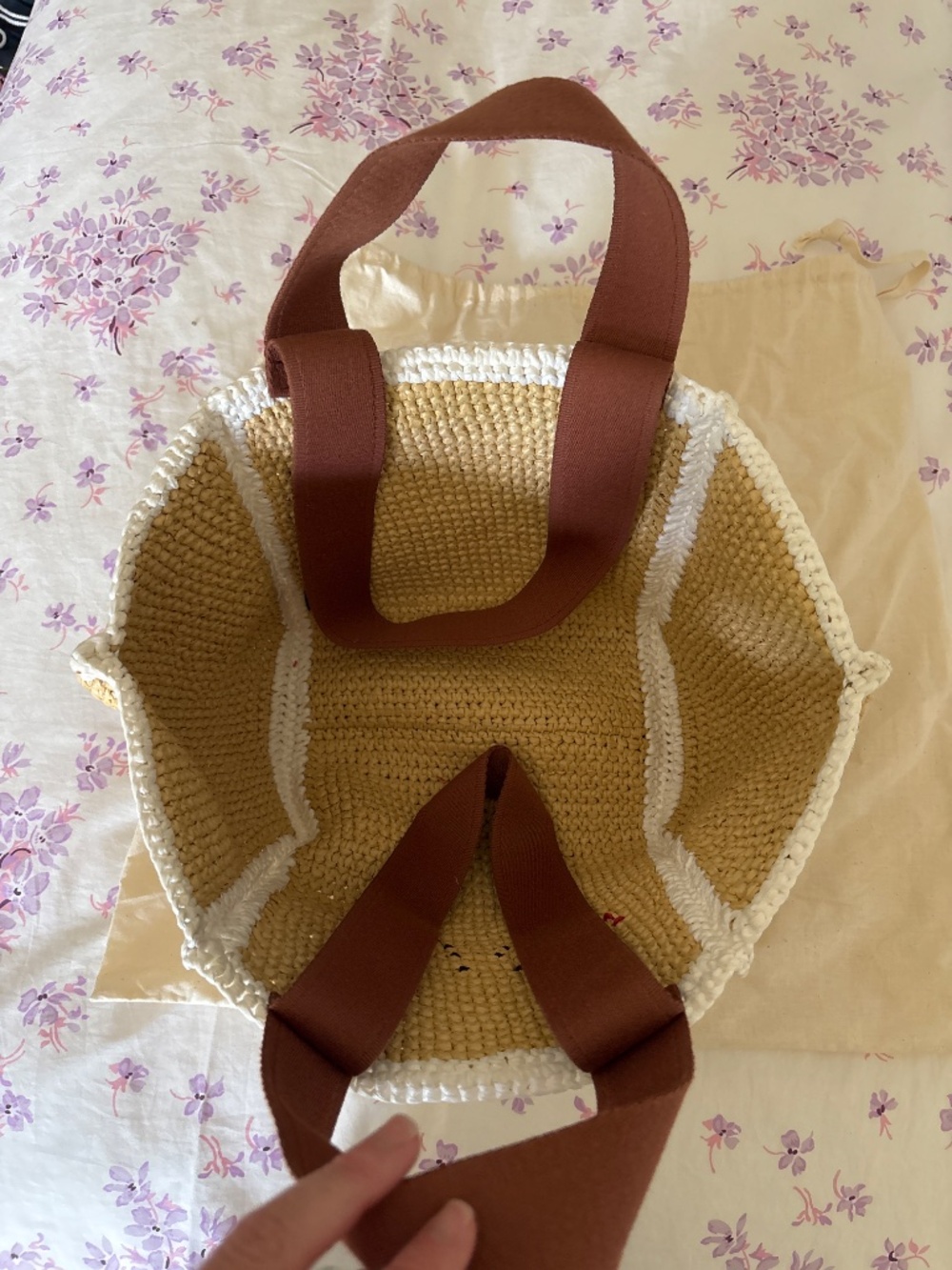 Marni small macrame shopper tote - Picture 3 of 6
